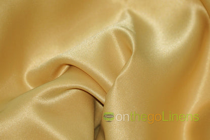 Lamour Satin Fabric by the Yard & Bolt | 100% Polyester Semi Dull Heavy Satin Fabric | 60" Wide | Multiple Colors |