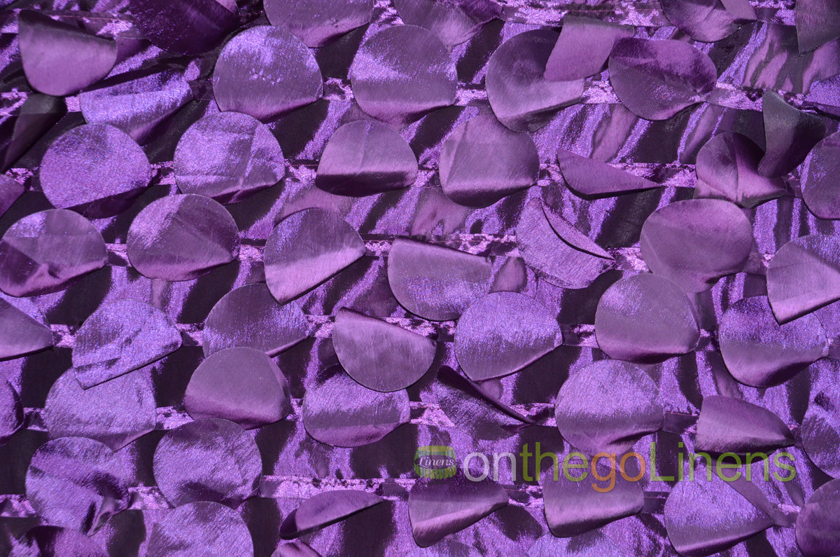 Petal Taffeta Fabric by the Yard | Round Hanging Petal Taffeta Fabric |