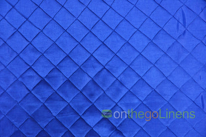 Pintuck 2x2 Fabric by the Yard | Diamond Taffeta Fabric | 52" wide | Multiple Colors |