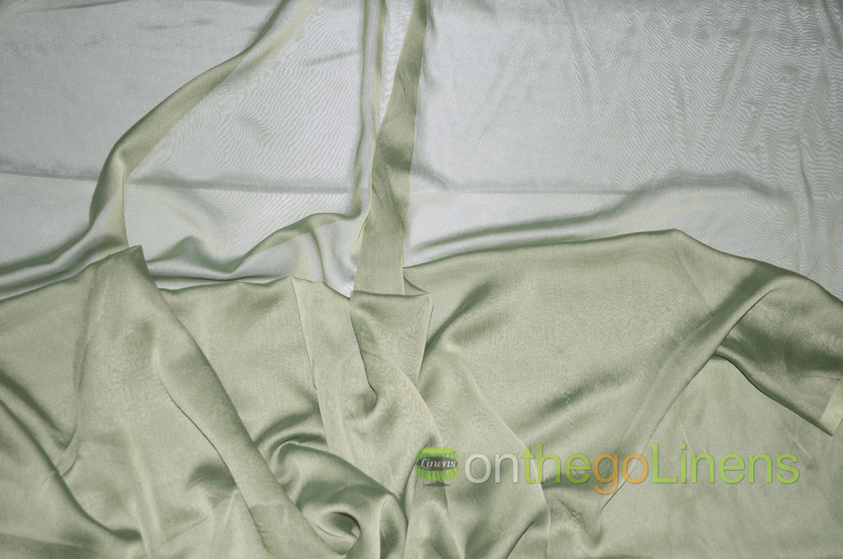 IFR Two Tone Chiffon Event Drapery Panels | Cationic Chiffon Curtains | Inherently Fire Retardant |