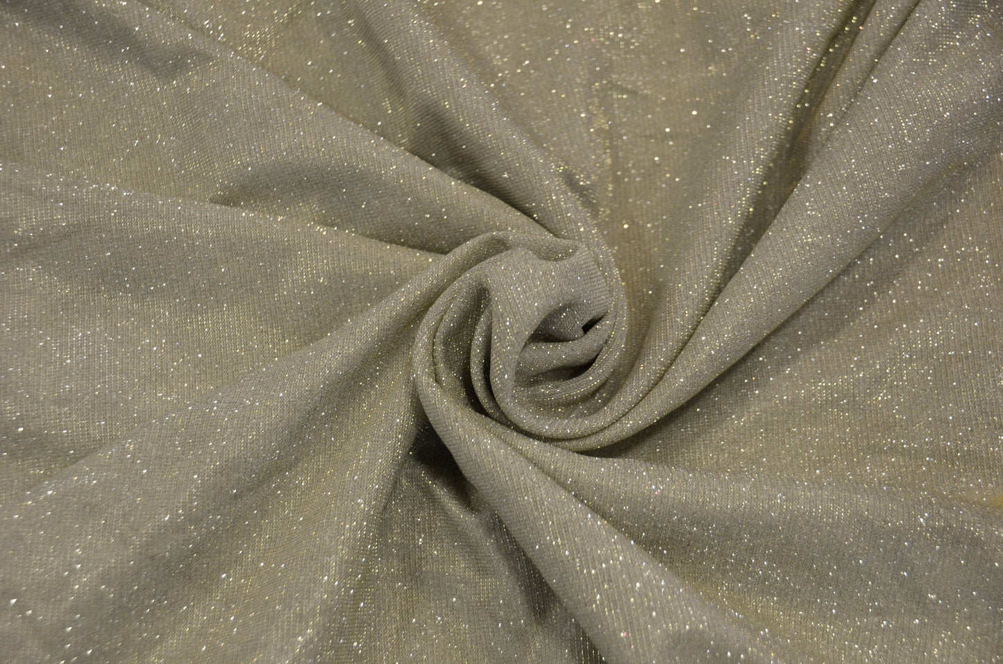 Spandex Glimmer Knit Fabric by the Yard | 56" Wide | Metallic Glitter Spandex Knit Fabric | 2 Way Stretch |