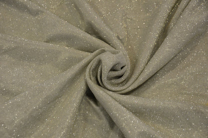 Spandex Glimmer Knit Fabric by the Yard | 56" Wide | Metallic Glitter Spandex Knit Fabric | 2 Way Stretch |