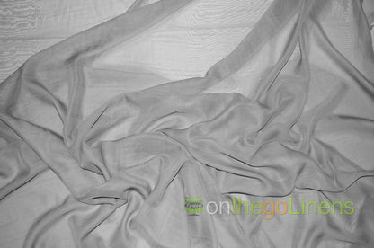 IFR Two Tone Chiffon Event Drapery Panels | Cationic Chiffon Curtains | Inherently Fire Retardant |