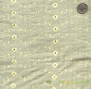60" Wide Polyester Cotton Eyelet Embroidery Fabric by the Yard | No Border | Multiple Colors |