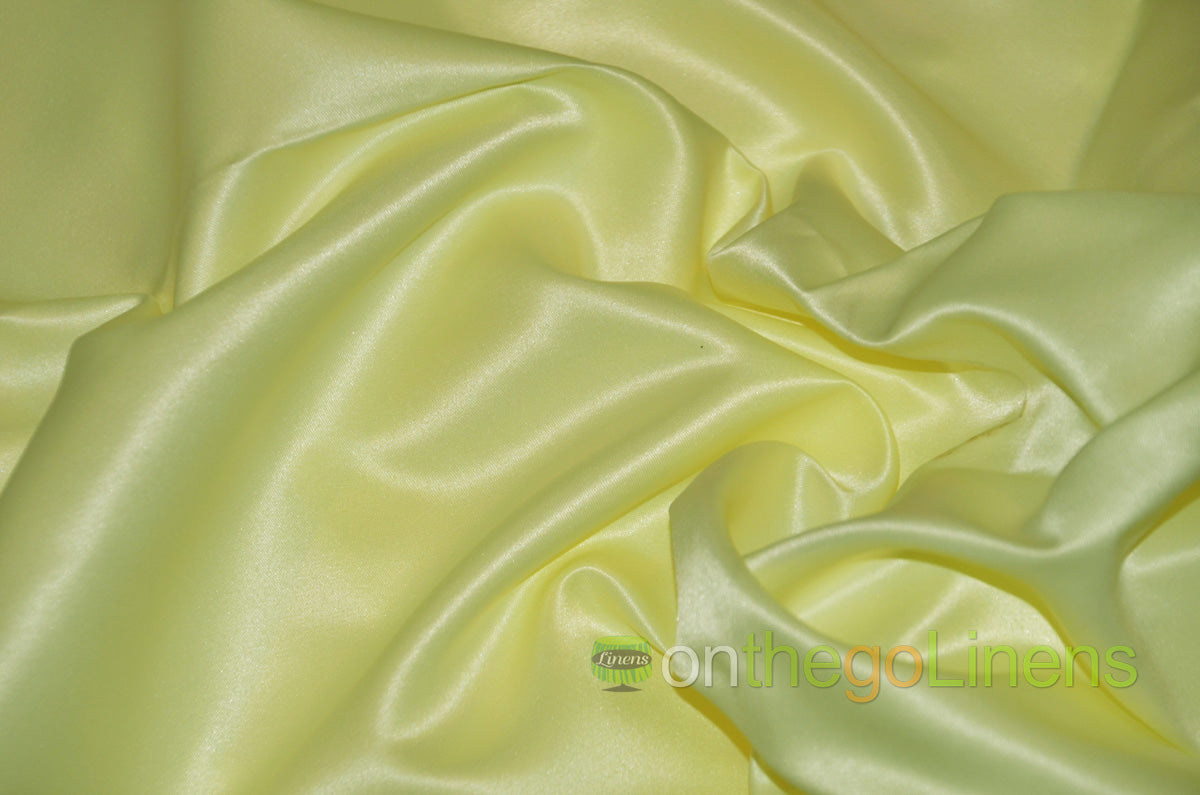 Lamour Satin Fabric by the Yard & Bolt | 100% Polyester Semi Dull Heavy Satin Fabric | 60" Wide | Multiple Colors |
