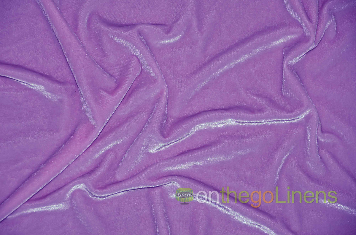 Stretch Velvet Fabric by the Yard | Soft and Smooth Spandex Velvet Fabric | 60" wide | Multiple Colors | Wholesale Bolt Available |