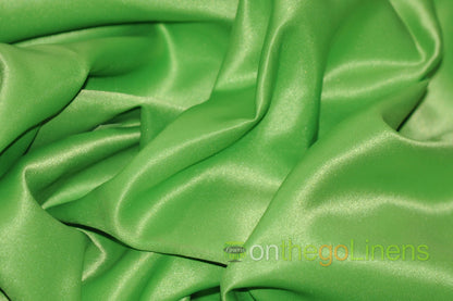 Lamour Satin Fabric by the Yard & Bolt | 100% Polyester Semi Dull Heavy Satin Fabric | 60" Wide | Multiple Colors |