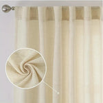Rayon Linen Event Drapery Panels | Linen Curtains | Multiple Colors |