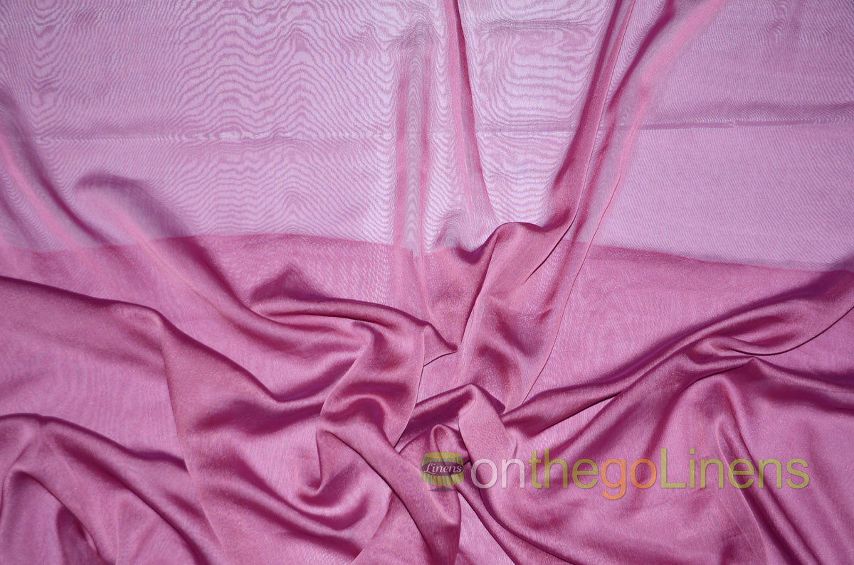 IFR Two Tone Chiffon Event Drapery Panels | Cationic Chiffon Curtains | Inherently Fire Retardant |