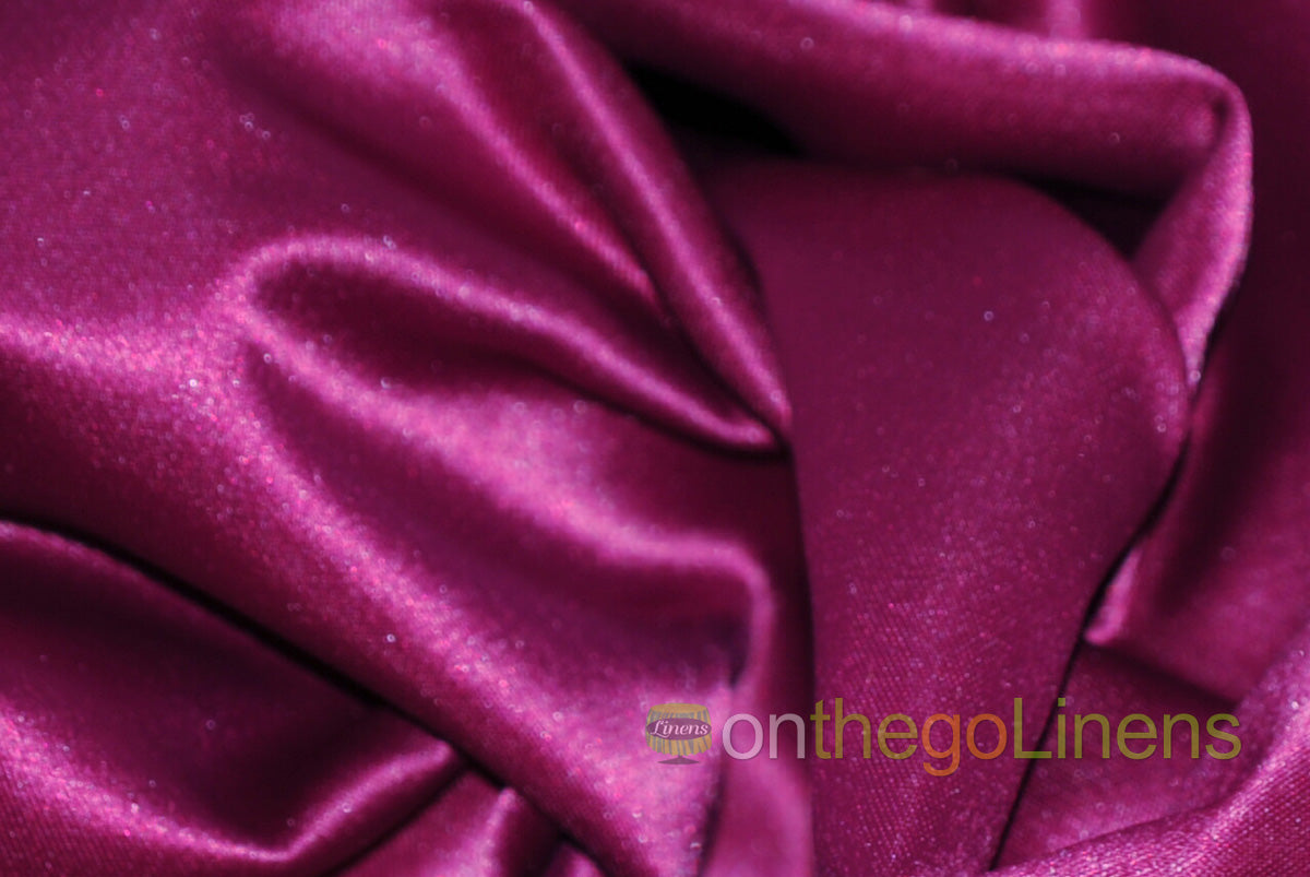Lamour Satin Fabric by the Yard & Bolt | 100% Polyester Semi Dull Heavy Satin Fabric | 60" Wide | Multiple Colors |