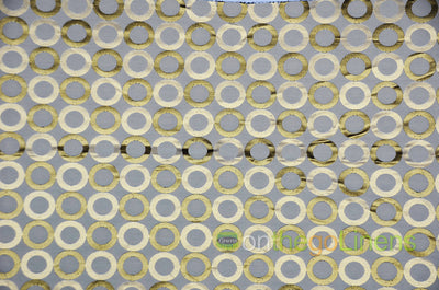 Reversible Contempo Brocade Event Drapery Panel | Gold and Silver Reversible Contempo Curtains |