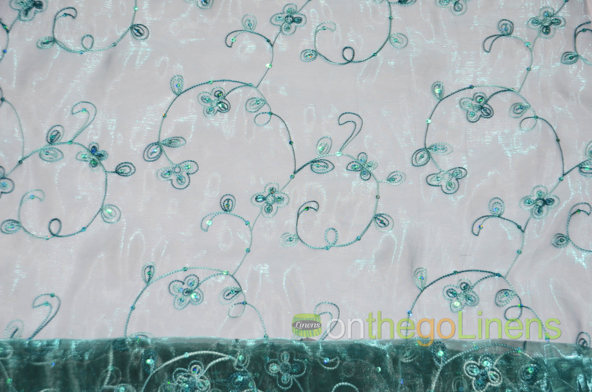 Dahlia Organza Embroidery Fabrics