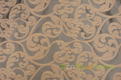 Victorian Damask Napkins | Classic Jacquard Table Napkin for Events and Decor | 100% Polyester |