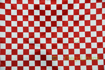 1" Checker Lamour Satin Print Fabric | 60" Wide| 100% Polyester | Two colors Available |