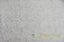 Wedding Chiffon Fabric by the Yard | 3d raised Chiffon Flower Fabric | 100% Polyester |