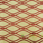 Reversible Elliptical Brocade Event Drapery | Geometric Jacquard Event Drapery Panel | Multiple Colors |