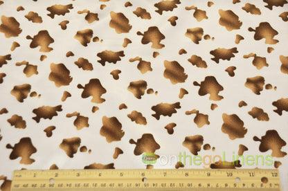 Calf Charmeuse Satin Table Runners | Two Colors | Satin Print |
