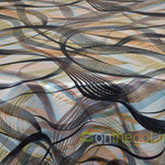 Galaxy Satin Event Drapery Panels | Abstract Satin Curtains | 100% Polyester |