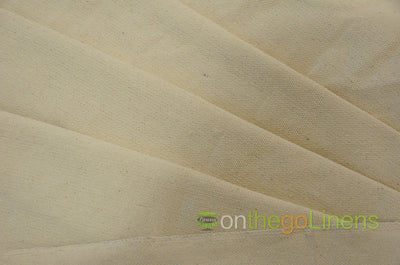Natural Duck Cloth Fabric | 10 oz Natural Cotton Canvas Fabric | 60" Wide |