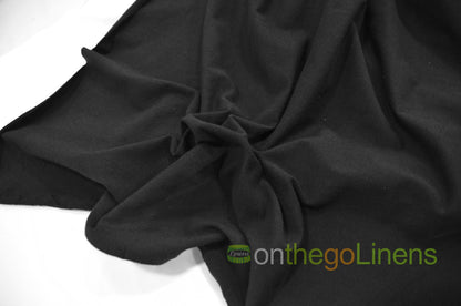 White and Black Cotton Spandex Jersey Fabric by the Yard | 95% Cotton 5% Spandex | 10 oz | 60" wide |