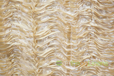 Australian Puff Satin Event Drapery Panel | 3D Layered Satin Skirt Fabric | Multiple Colors |