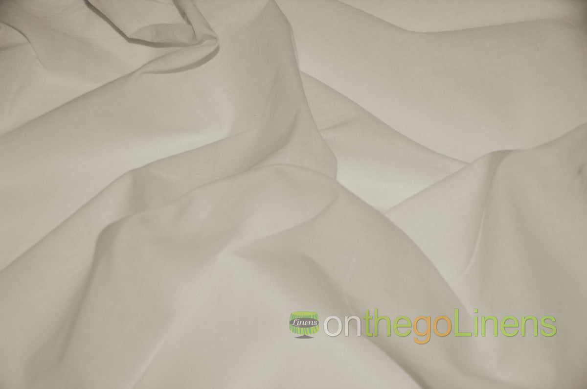100% Cotton Lawn Fabric by the Yard | 60" wide | Lightweight | White, Ivory, Black Available |