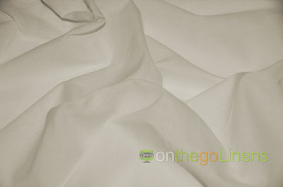 100% Cotton Lawn Fabric by the Yard | 60" wide | Lightweight | White, Ivory, Black Available |