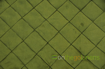 Pintuck 4x4 Table Linens | Diamond Taffeta Tablecloths |Multiple Colors |