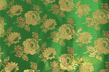 Chinese Brocade Flower Fabric by the Yard | 56/57" Wide | Pattern B88 | Multiple Colors |