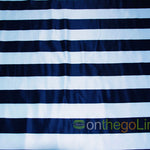 3.5" Stripe Lamour Satin Prints Fabrics | 60" Wide | Multiple Colors | 100% Polyester |