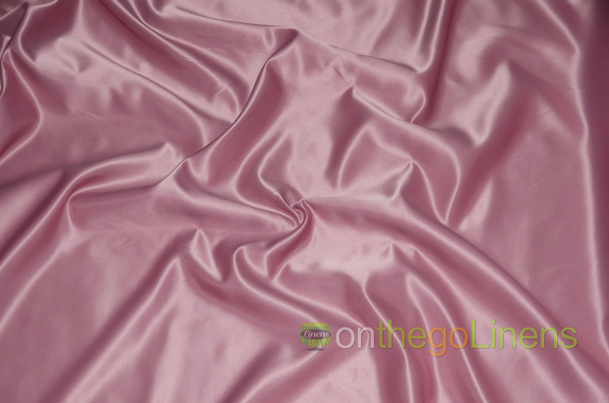 Lamour Satin Fabric by the Yard & Bolt | 100% Polyester Semi Dull Heavy Satin Fabric | 60" Wide | Multiple Colors |