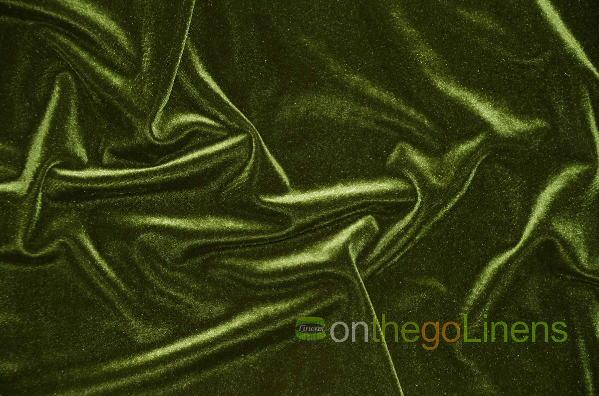 Stretch Velvet Fabric by the Yard | Soft and Smooth Spandex Velvet Fabric | 60" wide | Multiple Colors | Wholesale Bolt Available |