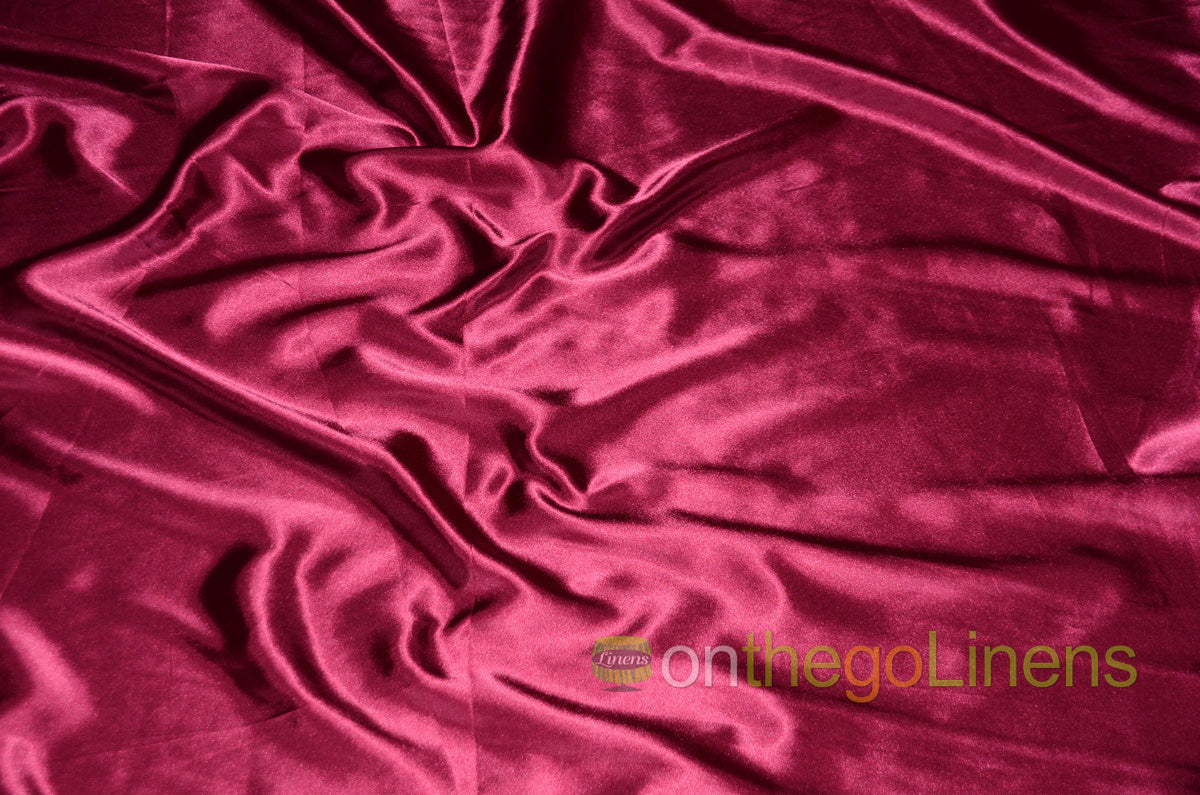 Soft Light Weight Medium Satin Fabric | Wholesale Satin Fabric for Decorative Use | 60" | 70 Yards |