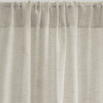 Metallic Faux Sheer Linen Event Drapery Panels | Metallic Linen Curtains | 108" Wide | Gold and Silver |