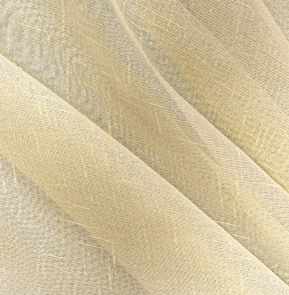 Metallic Faux Sheer Linen Event Drapery Panels | Metallic Linen Curtains | 108" Wide | Gold and Silver |