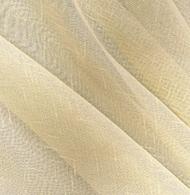 Metallic Faux Sheer Table Linen| Metallic Linen Tablecloths | 108" Wide | Gold and Silver |