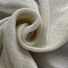 Metallic Faux Sheer Table Linen| Metallic Linen Tablecloths | 108" Wide | Gold and Silver |