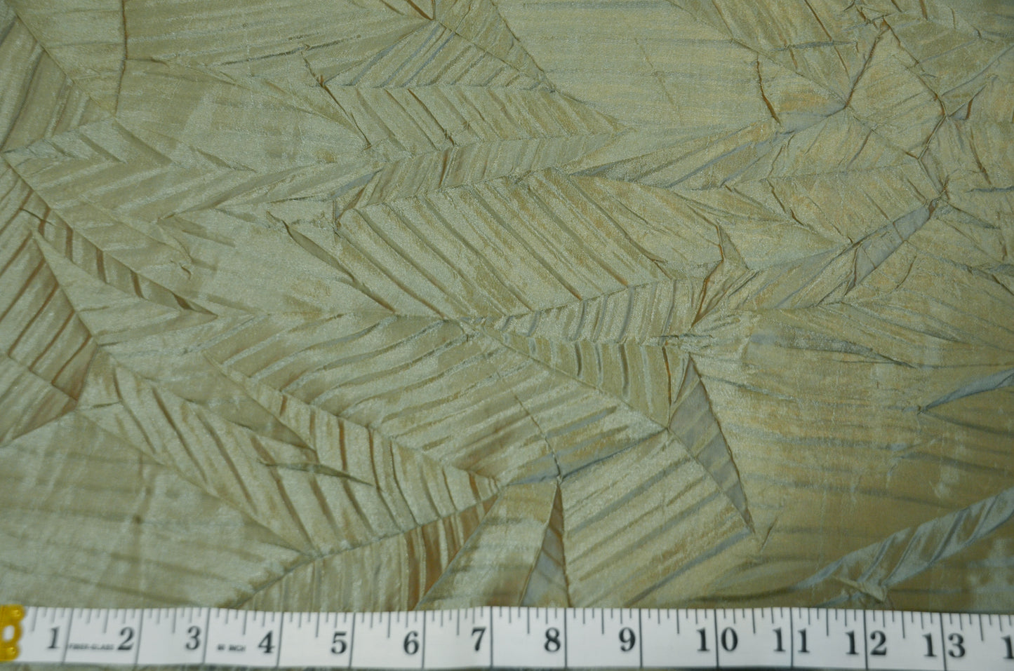Bark Taffeta Fabric by the Yard | Zig Zag Taffeta Fabric | 60" Wide |