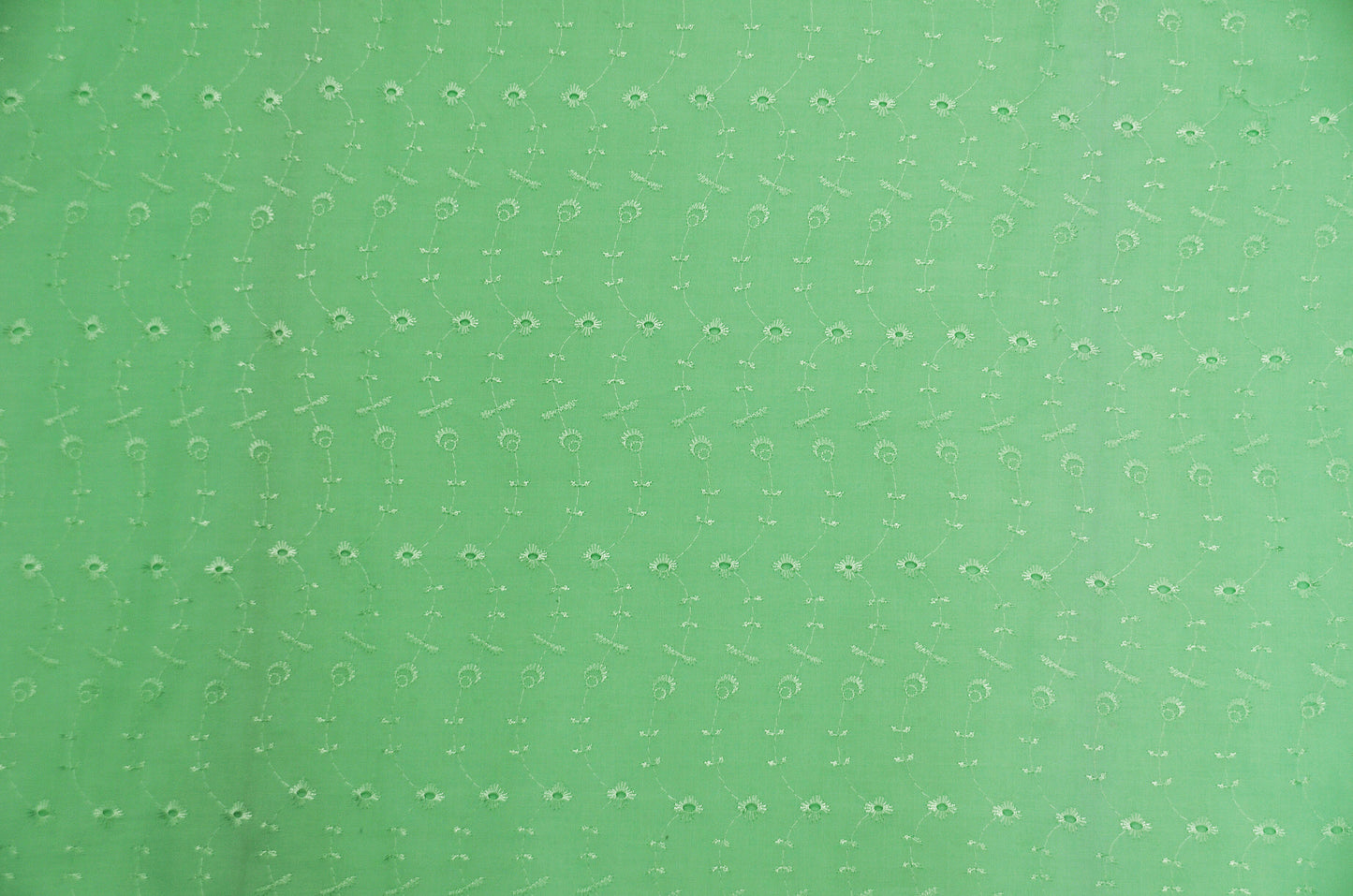 60" Wide Polyester Cotton Eyelet Embroidery Fabric by the Yard | No Border | Multiple Colors |