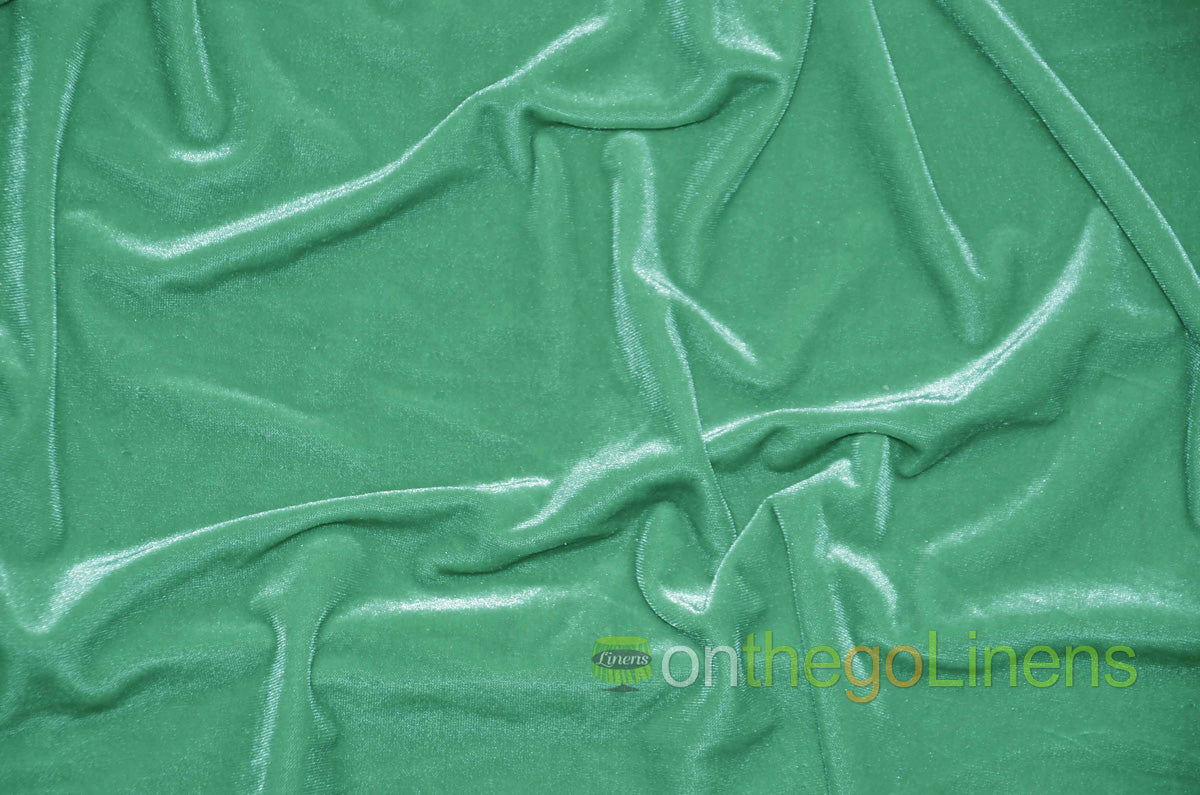Stretch Velvet Fabric by the Yard | Soft and Smooth Spandex Velvet Fabric | 60" wide | Multiple Colors | Wholesale Bolt Available |