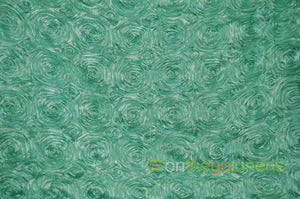 Rosette Satin Fabric by the Yard | 54" Wide | 3d Rose Satin Fabric |