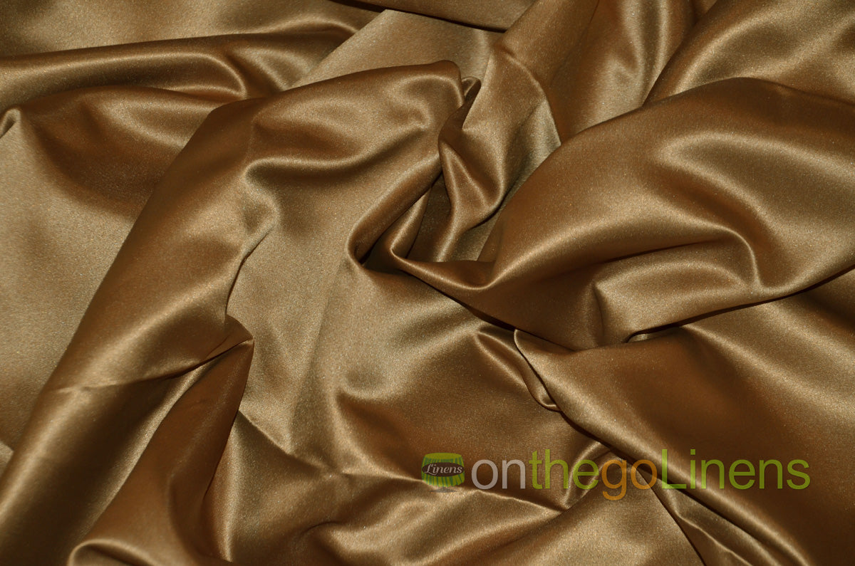 Lamour Satin Fabric by the Yard & Bolt | 100% Polyester Semi Dull Heavy Satin Fabric | 60" Wide | Multiple Colors |