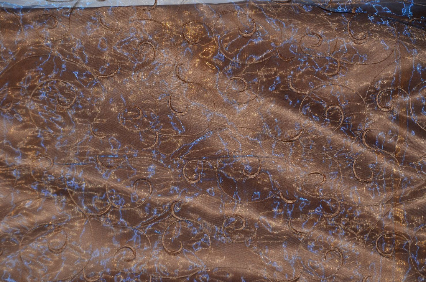 Swirl Organza Fabric by the Yard | Organza Embroidery Fabric | Multiple Colors |
