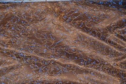Swirl Organza Fabric by the Yard | Organza Embroidery Fabric | Multiple Colors |