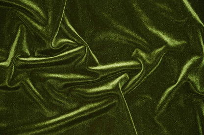 Stretch Velvet Fabric by the Yard | Soft and Smooth Spandex Velvet Fabric | 60" wide | Multiple Colors | Wholesale Bolt Available |