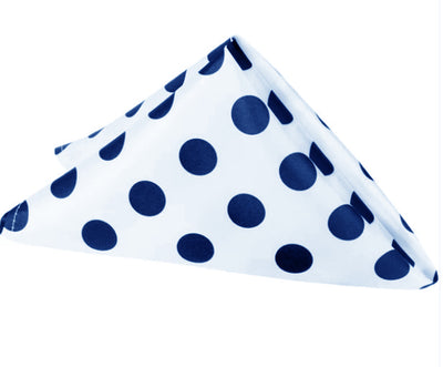 Polka Dot Charmeuse Satin Napkins & Sashes | Polka dot Satin Napkins & Sashes |