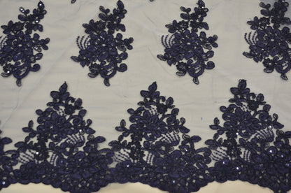 Camilla Embroidery Fabric by the Yard | Lace Embroidery | Multiple Colors |