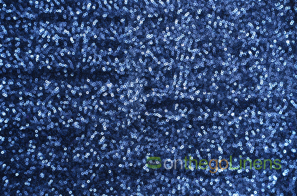 Glitz Mesh Sequins Fabric by the Yard & Bolt | 54" Wide | Multiple Colors |