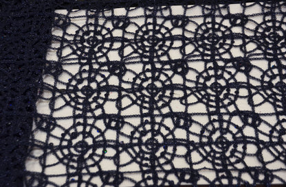 Chemical Lace Chain Embroidery Table Overlay and Table Banquet | Multiple Colors |