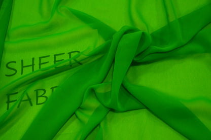 Imitation Silk Chiffon Fabric by the Yard | Feels Like Silk, Washes Like Polyester | 43" Wide | 100% Polyester |